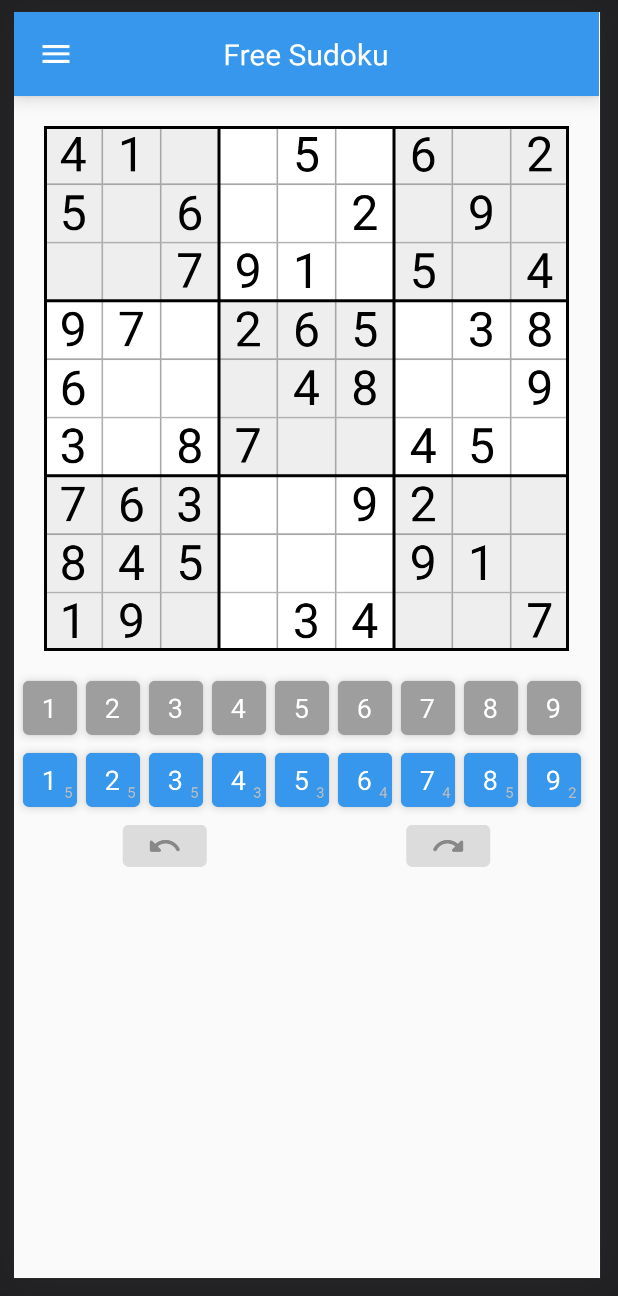 Free Sudoku Screenshot